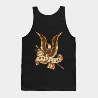 Old Salt American Traditional Freedom Eagle Tank Top